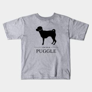 Puggle Black Silhouette Kids T-Shirt